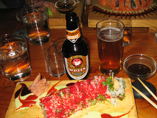 Drinks - Hitachino Nest Weizen and Dinner @ Sushi Wabi