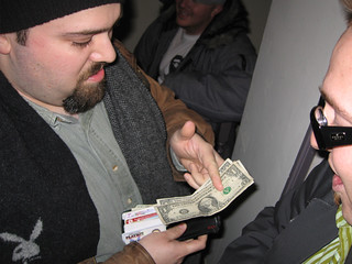 Travel - This dude worked for playboy, look at the card in his wallet