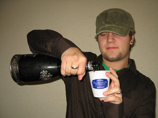 Drinks - Drinking champagne out of styrofoam cups is always awesome.
