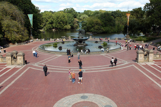 Central Park Fountain and Pond