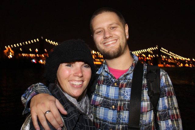 Kari and I on the ferry
