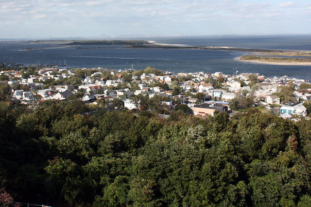 Looking over Highlands from the lighthouses