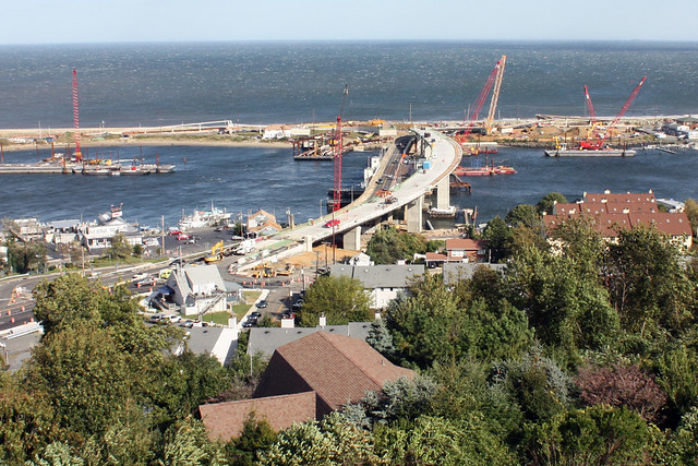 New bridge construction in Highlands (from the lighthouse)