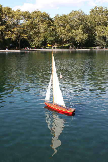 RC Sailboat at Central Park