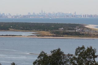 Skyline - Looking at the city from the Highland twin lighthouses