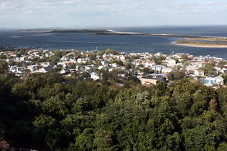Looking over Highlands from the lighthouses