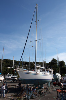 Sailboat at the marina