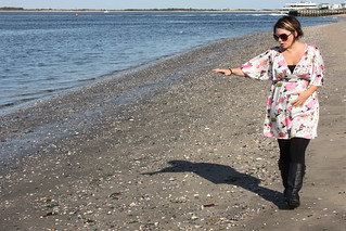 Walkin down the beach