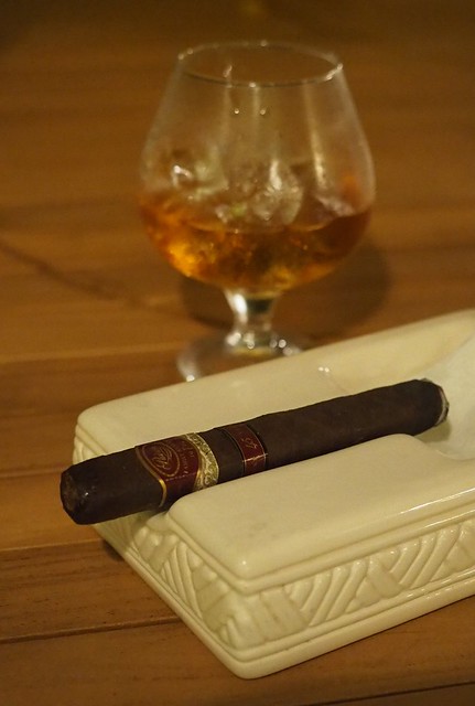 Padron Family Reserve 45 and some Flor de Caña rum