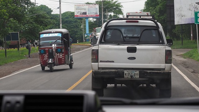 crazy tuk tuks with tinted/stickered up windows