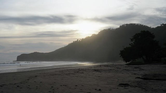 The sun goes down on our last night in Nicaragua