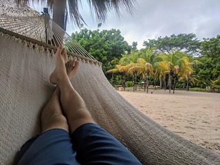 beach - Layin around like this is really not my style, but it feels pretty good, man