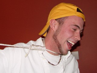 Chad testing out the noose