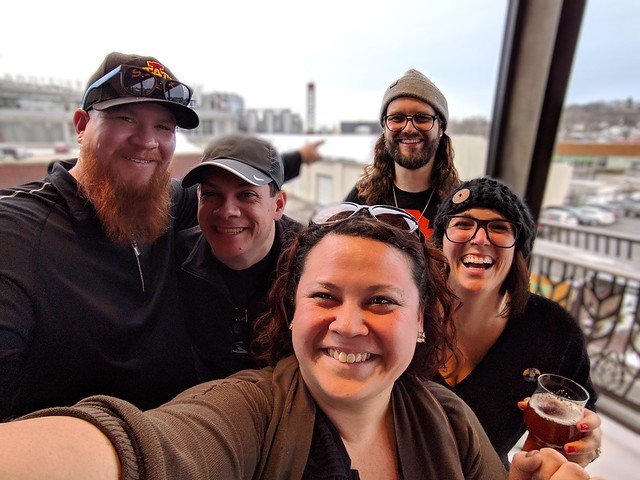 Havin some boulevard on this patio