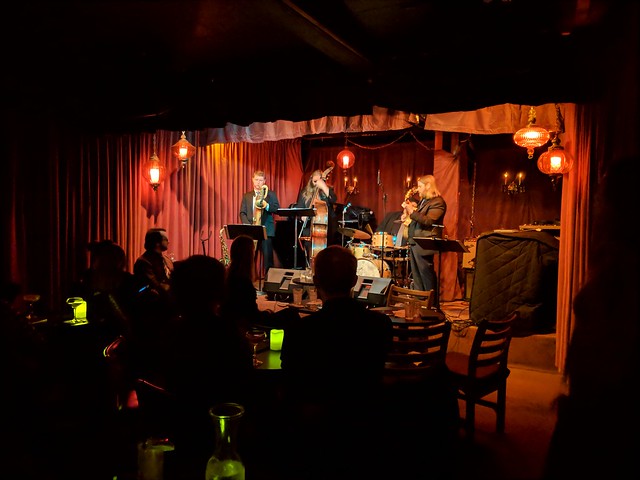 Downstairs at the Green Lady