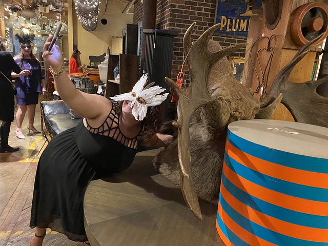 Just gettin a selfie with this here moose