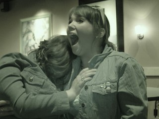 Nicole Sutherland - She may be passed out, but she still loves Kari's boobs