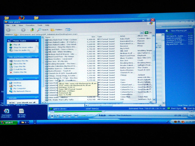 Windows Media Player at Beechwood!
