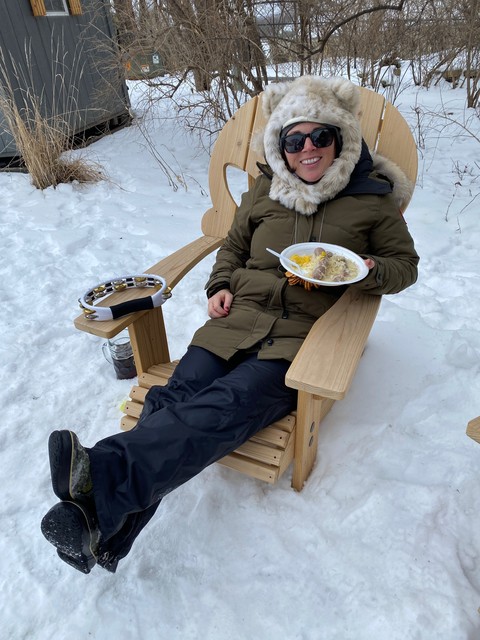 This girl prepared a bunch of great fest food