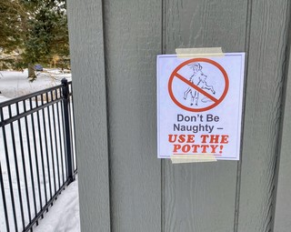 Bock Fest - Don't be naughty. Use the potty.