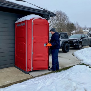 Bock Fest - Checkin out our porta-potty