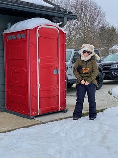 Bock Fest - Havin a porta-potty is pretty fun