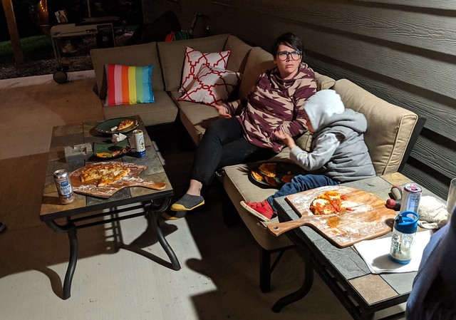 Spring patio pizza stuff