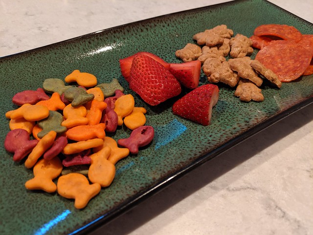 Kari made Flynn a Charcuterie board