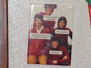 I never smoked cannabis.  Me Neither.  I had a brownie once but I didn't inhale it.  Oh dear...