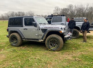 Off-roading - Steve and Cullen had some neat toys