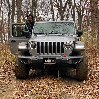 Off-roading - She wasn't sure at first... but I think she's actually enjoying this.