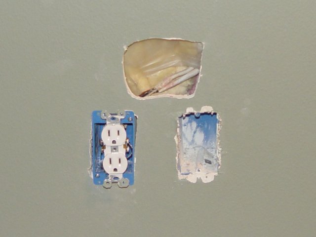 Moving the left power outlet