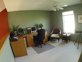 House - The wall with the window is where the bookcase will go (photo taken when the former residents liv...