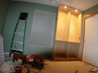 House - Lights off - dimmed accent lighting