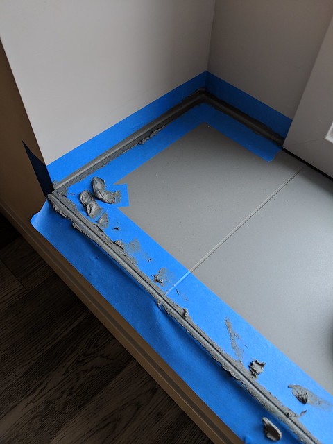 Caulkin the ends and 90s