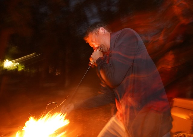 Jammin on the fire poker/stoker