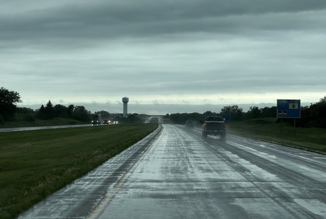 The dark skies begin to part