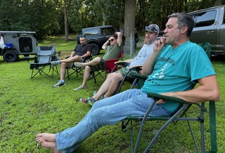 Travel - Most of the crew is here and camp is set up.