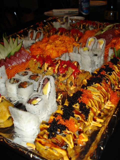 A whole mess of sushi