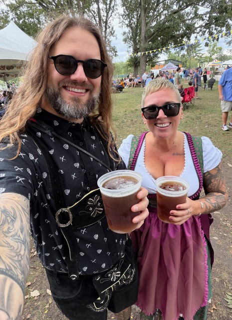 Checked in at the Biergarten