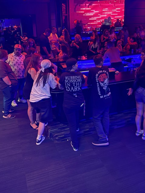 Rubbing scissors in the dark