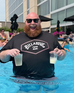 Drinks - A happy man