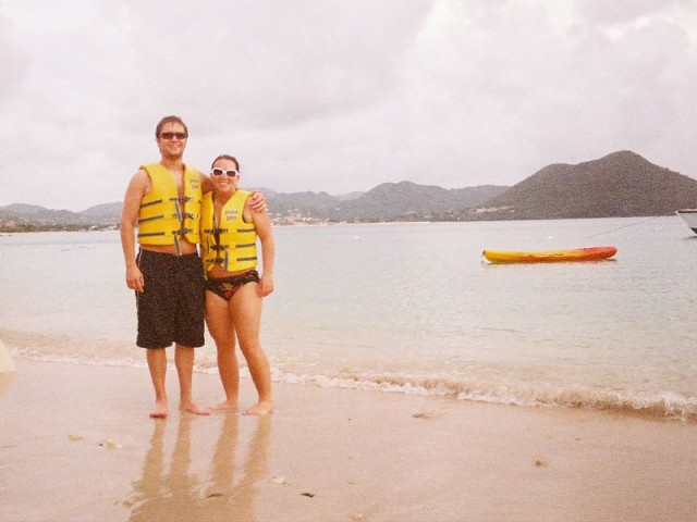 Kari and I before kayaking