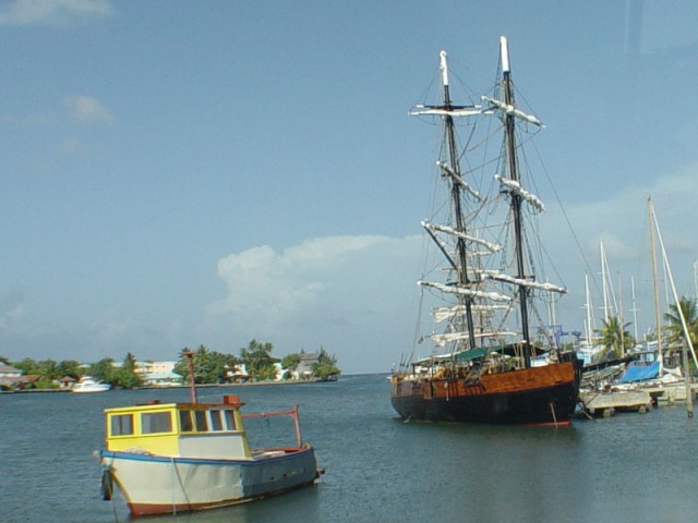 Rodney Bay, and one of the ships used in Pirates of the Caribbean