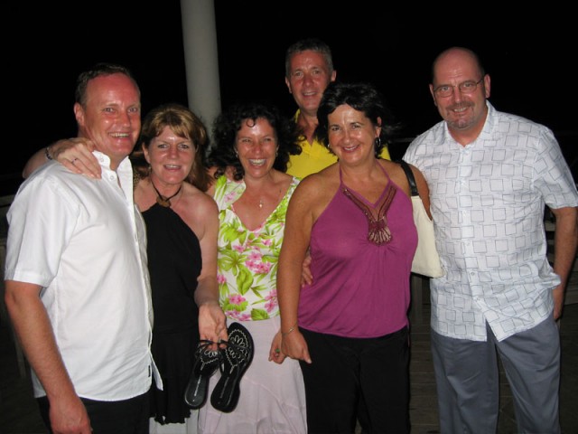 The scottish friends we made who were getting married at another Sandals on the island