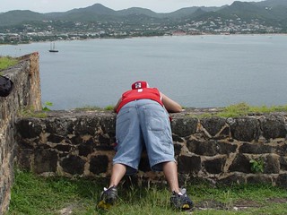 I was shooting some video and kari thought this photo would be hilarious