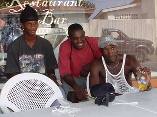 Drinks - A mile past the women carrying laundry on their heds there were dudes watching Spiderman on their...