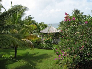 looking toward the ocean near our room.