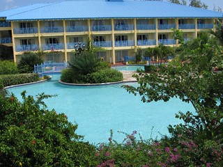 A lagoon pool at the resort