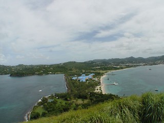 The view from Signal Peak, Pigeon Island